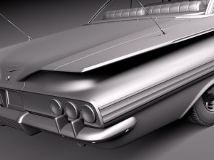 Chevrolet Impala 1960 coupe 3Dモデル