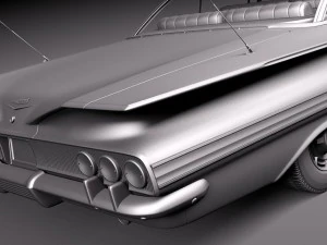 Chevrolet Impala 1960 coupe 3D Model
