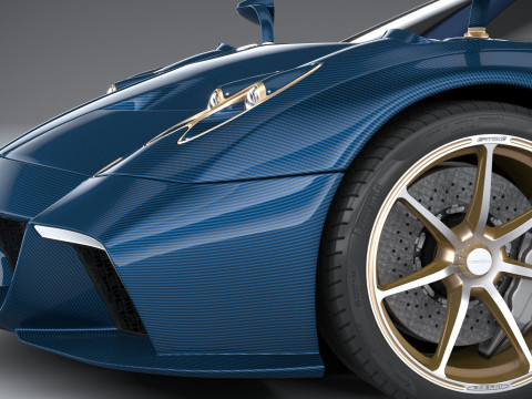 Pagani Huayra Epitome 2024 3D Model