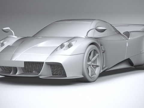 Pagani Huayra Epitome 2024 3D Model