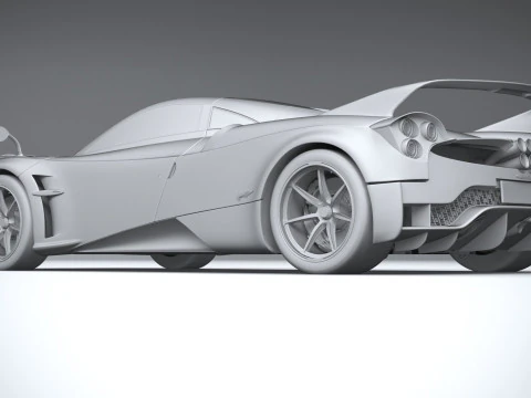 Pagani Huayra Epitome 2024 3D Model