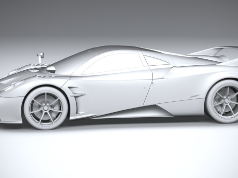 Pagani Huayra Epitome 2024 3D Model