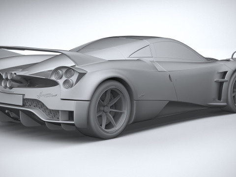Pagani Huayra Epitome 2024 3D Model