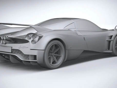 Pagani Huayra Epitome 2024 3D Model