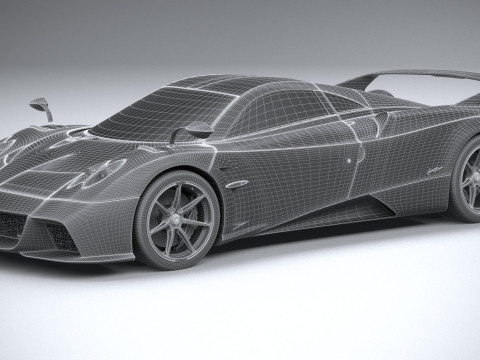 Pagani Huayra Epitome 2024 3D Model