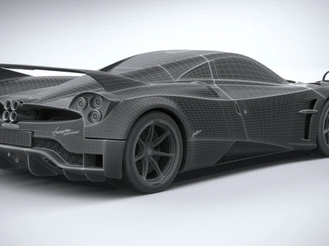 Pagani Huayra Epitome 2024 3D Model