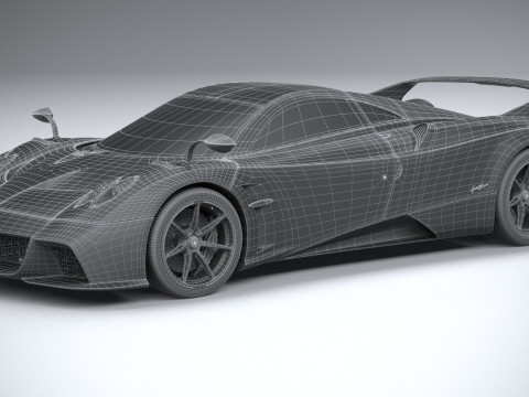 Pagani Huayra Epitome 2024 3D Model