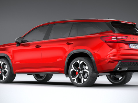 Skoda Kodiaq RS 2025 3D Модель