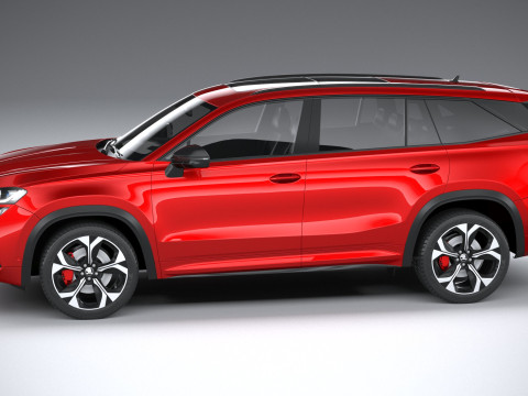 Skoda Kodiaq RS 2025 3D Модель