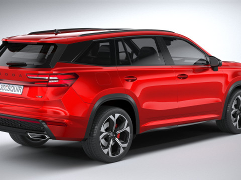 Skoda Kodiaq RS 2025 3D Модель