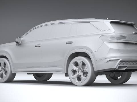 Skoda Kodiaq RS 2025 3D Модель