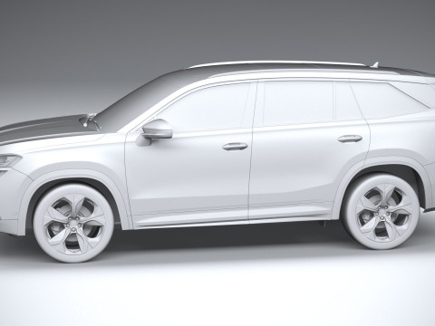 Skoda Kodiaq RS 2025 3D Модель