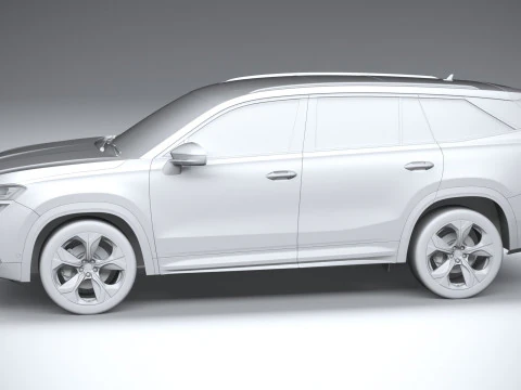 Skoda Kodiaq RS 2025 3D Model