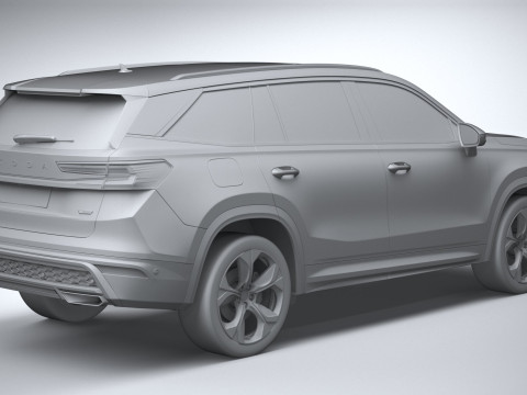 Skoda Kodiaq RS 2025 3D Модель