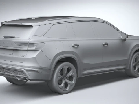 Skoda Kodiaq RS 2025 3D Model