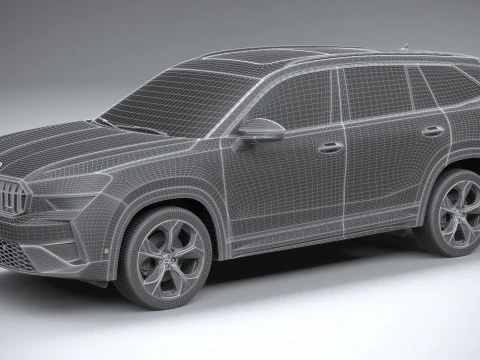 Skoda Kodiaq RS 2025 3D Model