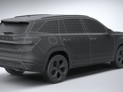 Skoda Kodiaq RS 2025 3D Модель
