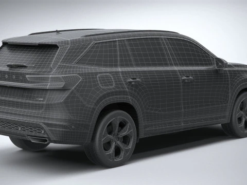 Skoda Kodiaq RS 2025 3D Model