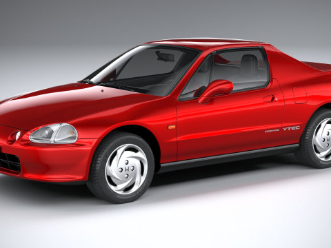Honda CR-X Del Sol 1992 3Dモデル