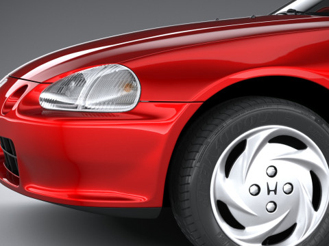 Honda CR-X Del Sol 1992 Model 3D