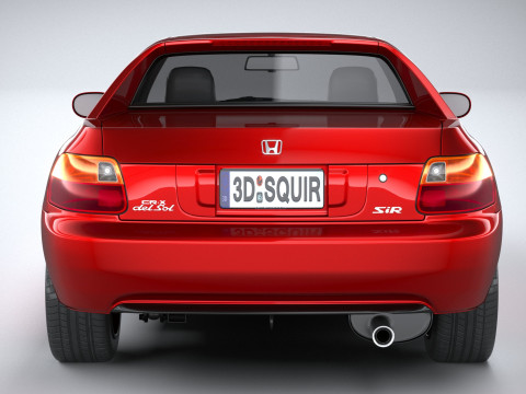 Honda CR-X Del Sol 1992 Model 3D