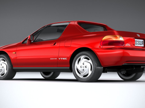 Honda CR-X Del Sol 1992 Model 3D