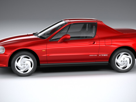 Honda CR-X Del Sol 1992 Model 3D