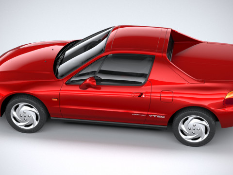 Honda CR-X Del Sol 1992 Model 3D