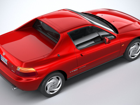 Honda CR-X Del Sol 1992 Model 3D