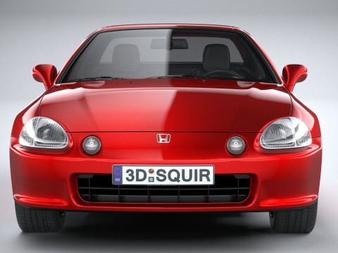 Honda CR-X Del Sol 1992 Model 3D