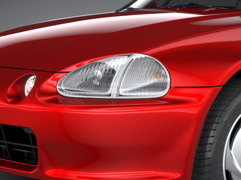 Honda CR-X Del Sol 1992 Model 3D