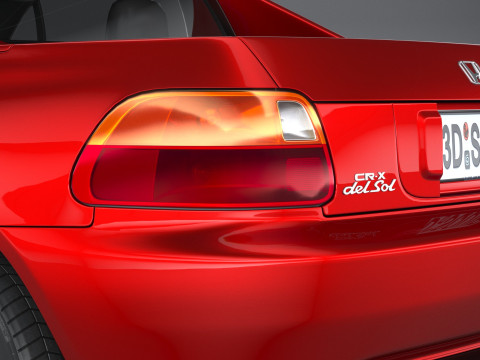 Honda CR-X Del Sol 1992 Model 3D