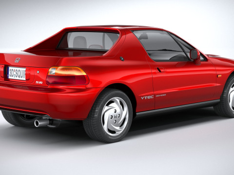 Honda CR-X Del Sol 1992 Model 3D