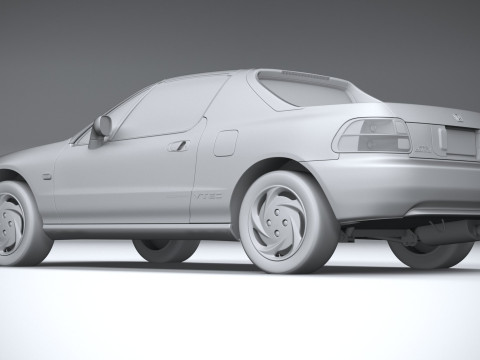 Honda CR-X Del Sol 1992 Model 3D