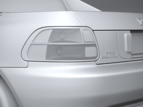 Honda CR-X Del Sol 1992 Model 3D