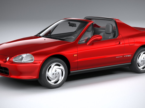 Honda CR-X Del Sol 1992 Model 3D