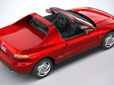 Honda CR-X Del Sol 1992 Model 3D