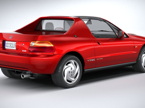 Honda CR-X Del Sol 1992 Model 3D