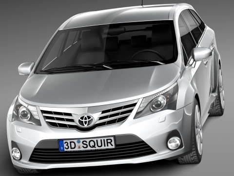 Toyota Avensis Estate 2013 3D Модель