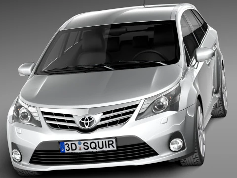 Toyota Avensis Estate 2013 3D Model