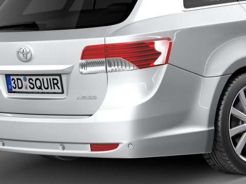 Toyota Avensis Estate 2013 3D Модель