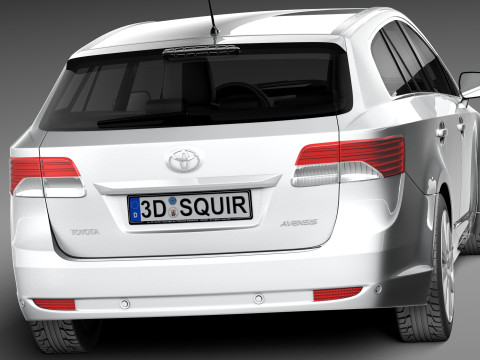 Toyota Avensis Estate 2013 3D Модель