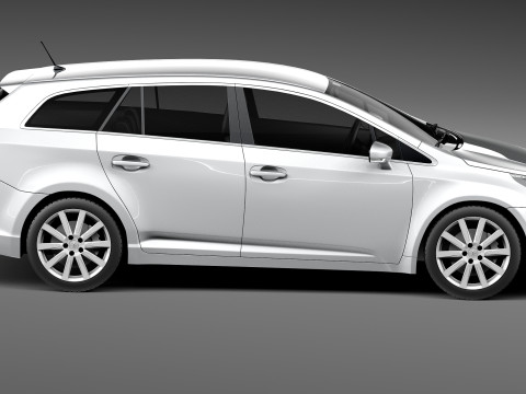 Toyota Avensis Estate 2013 3D Модель