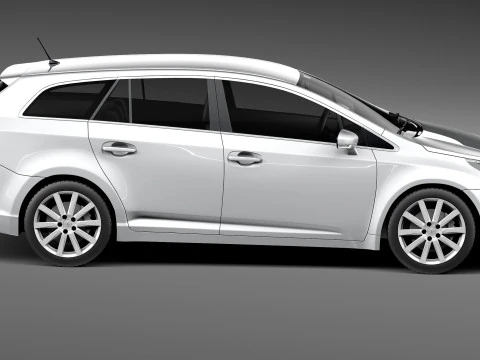 Toyota Avensis Estate 2013 3D Model