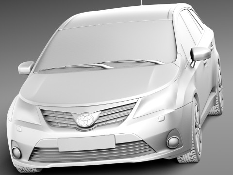 Toyota Avensis Estate 2013 3D Модель