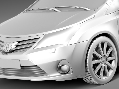 Toyota Avensis Estate 2013 3D Модель