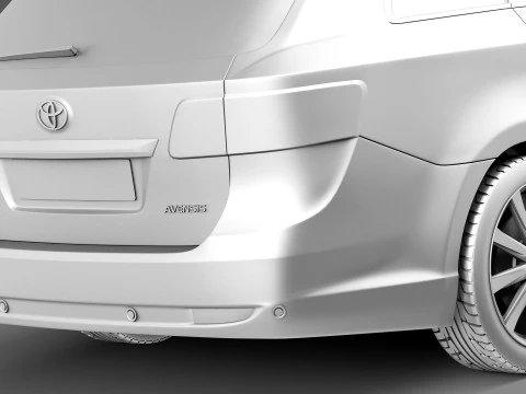 Toyota Avensis Estate 2013 3D Model