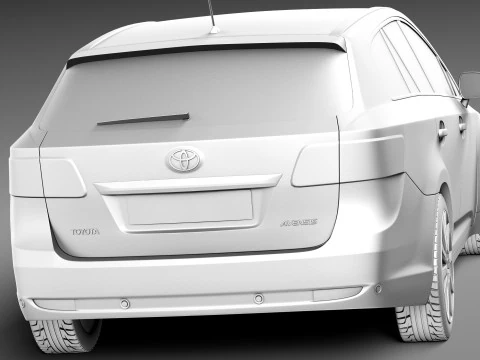 Toyota Avensis Estate 2013 3D Model