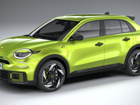 Fiat 600e Abarth 2025 3D Модель