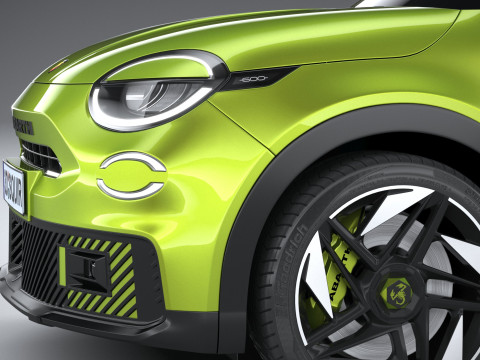 Fiat 600e Abarth 2025 Model 3D